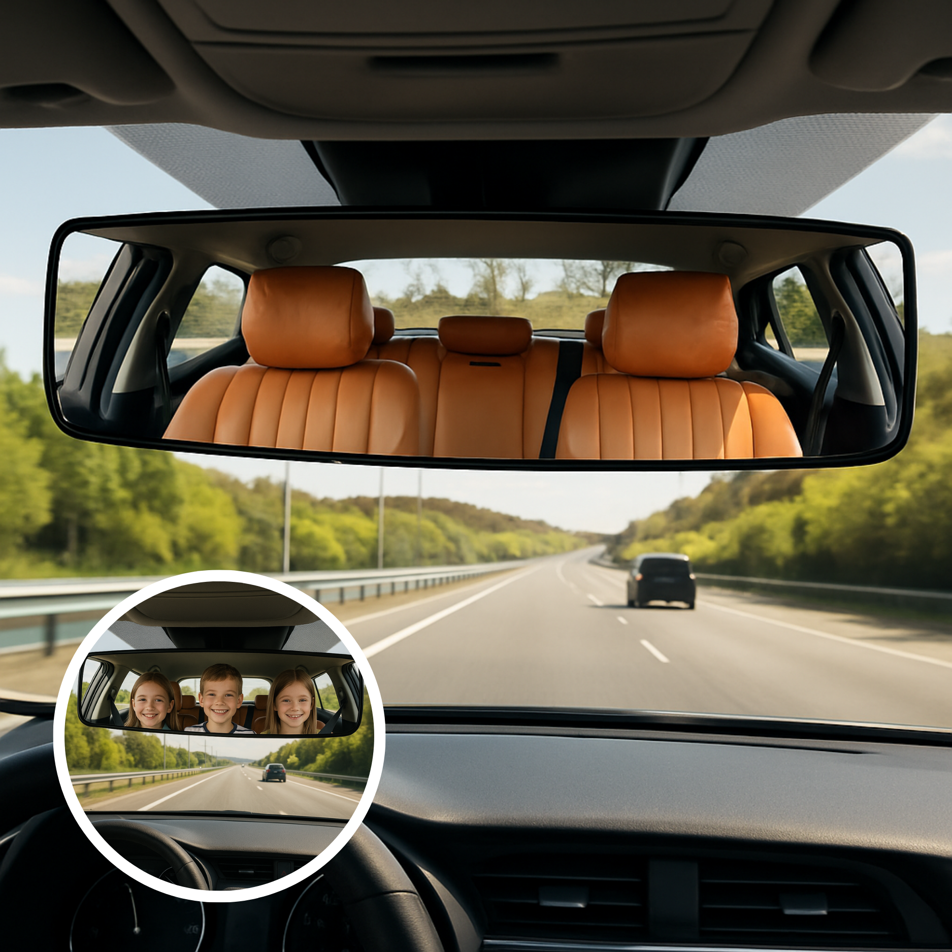 WideVision™ Mirror | Espejo retrovisor interior panorámico
