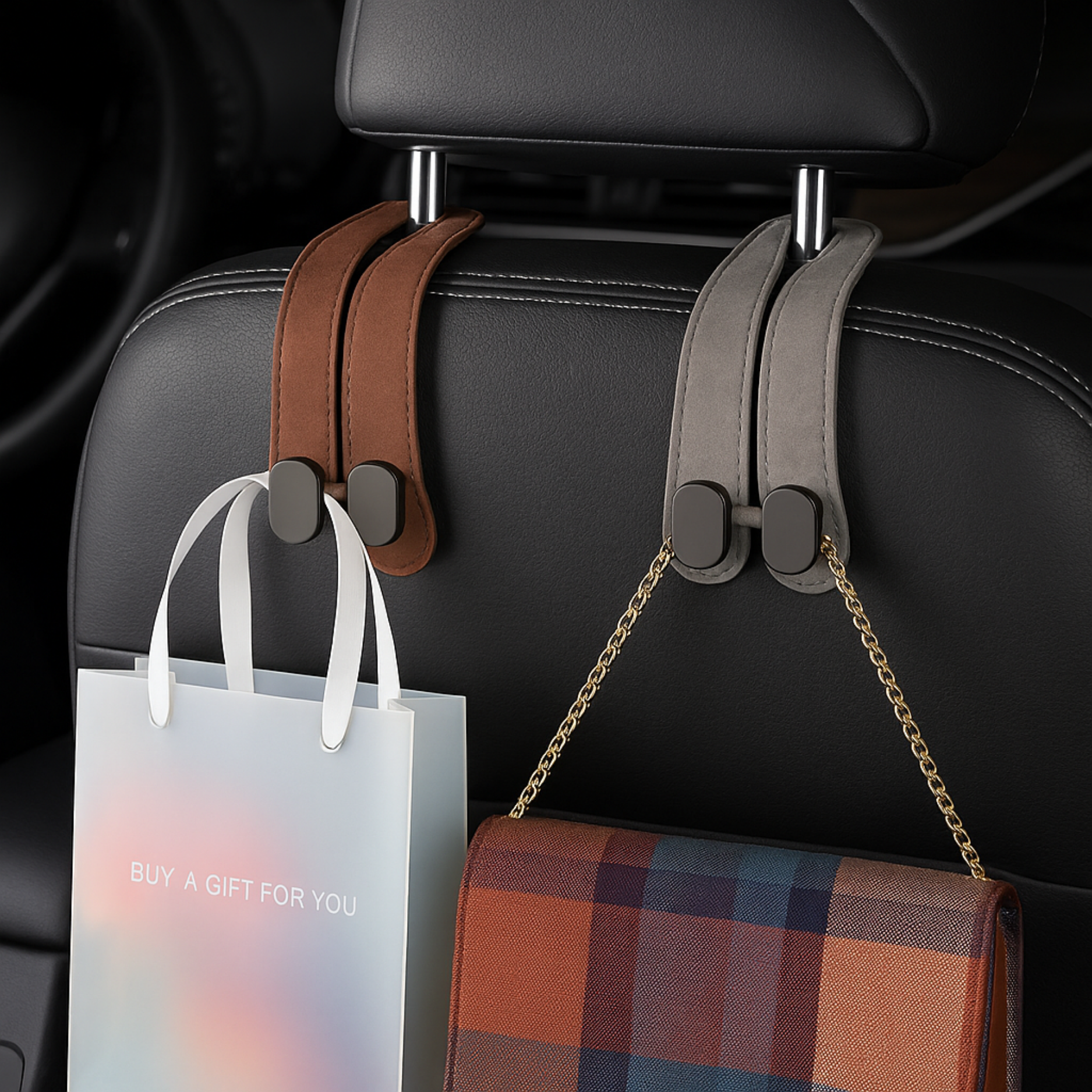 GripHook™ Hangers | El gancho premium para asiento de carro