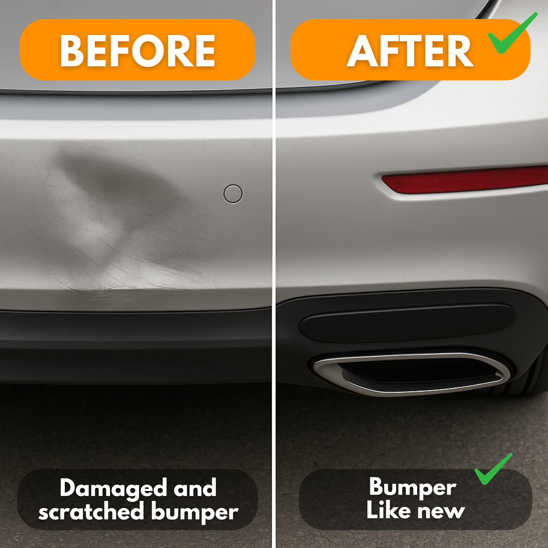 BumperFlex™ Guard | Protector elegante para defensa trasera