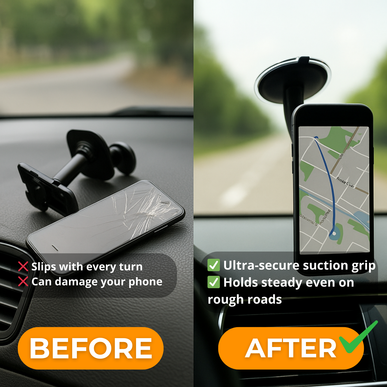 SafeDock 360 | Soporte para celular firme con giro de 360°
