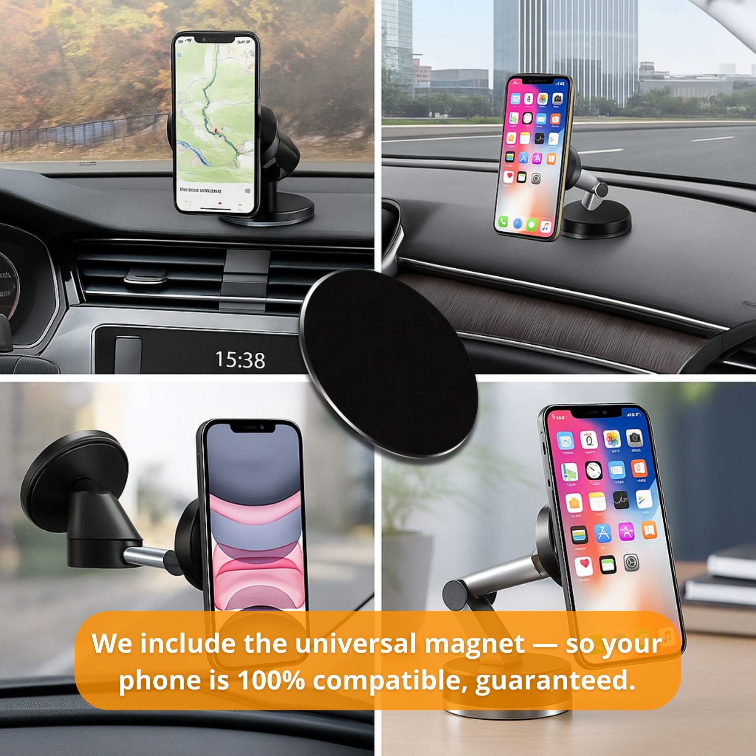 MagnaLock PRO | El soporte para celular revolucionario que no se mueve