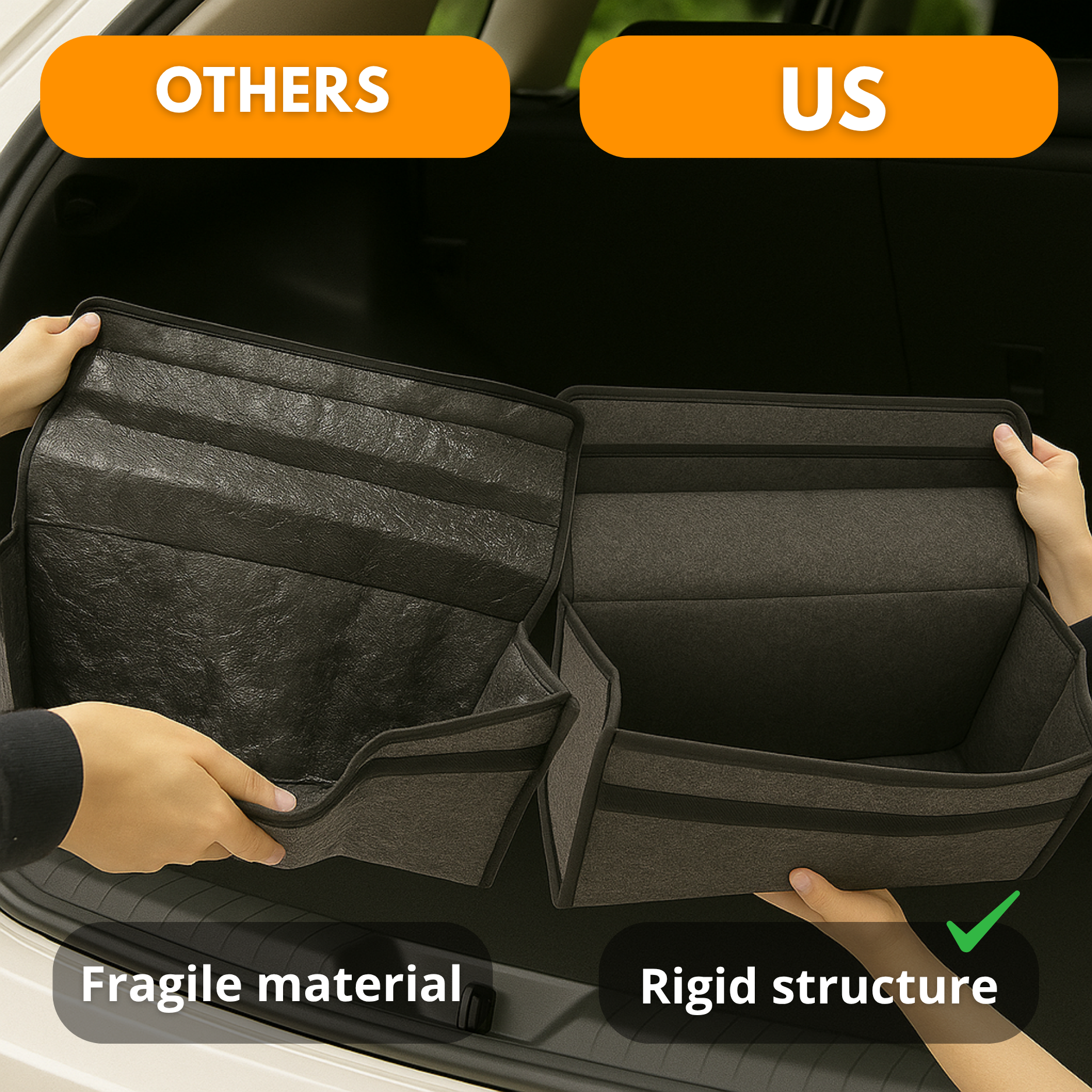 CargoFold Box | Organizador plegable premium para cajuela