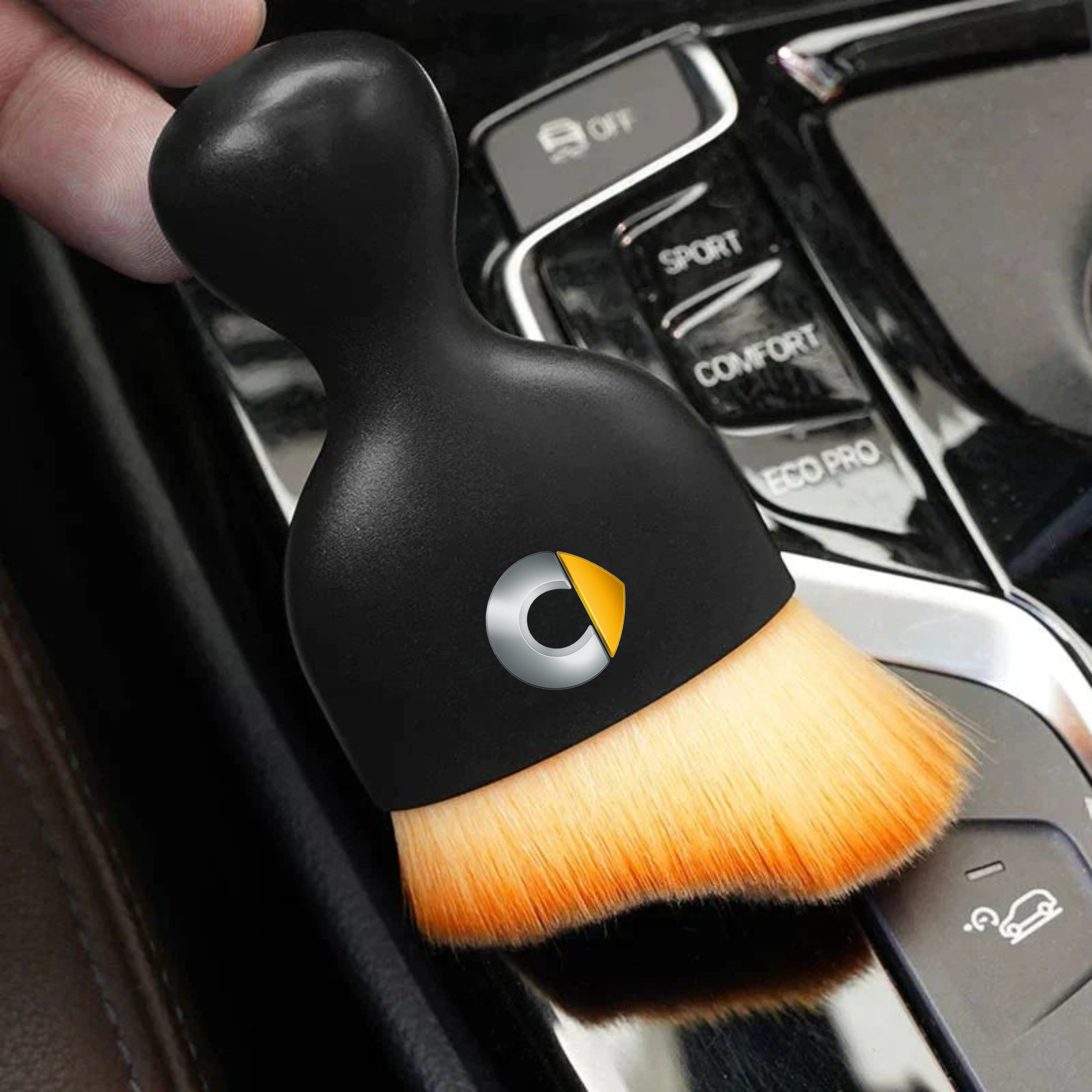 P40 PRO | Brocha de detallado de precisión con el logo de tu carro