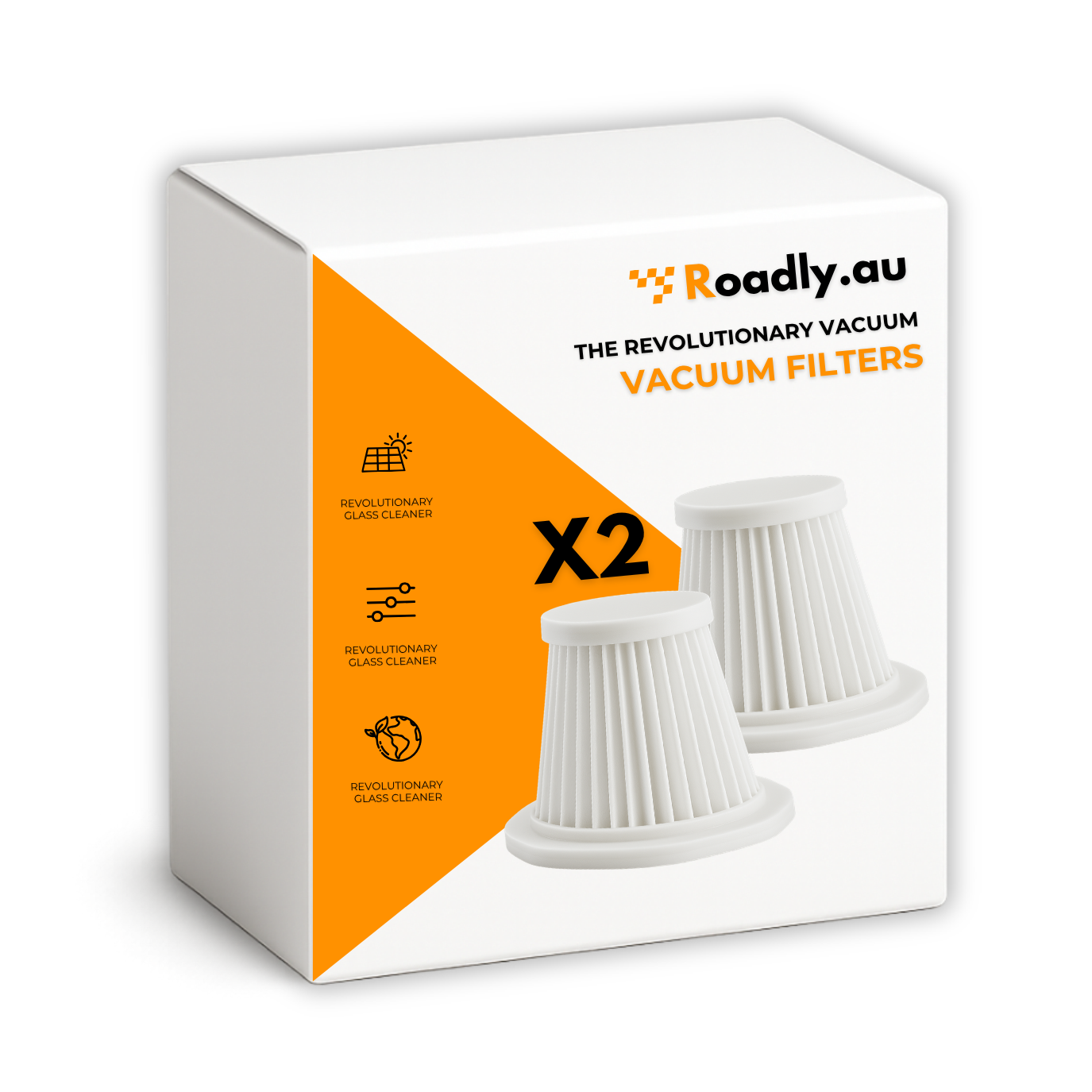 Filtros para aspiradora D80 PRO x2 — Lavables y reutilizables | Filtro plisado de alto rendimiento