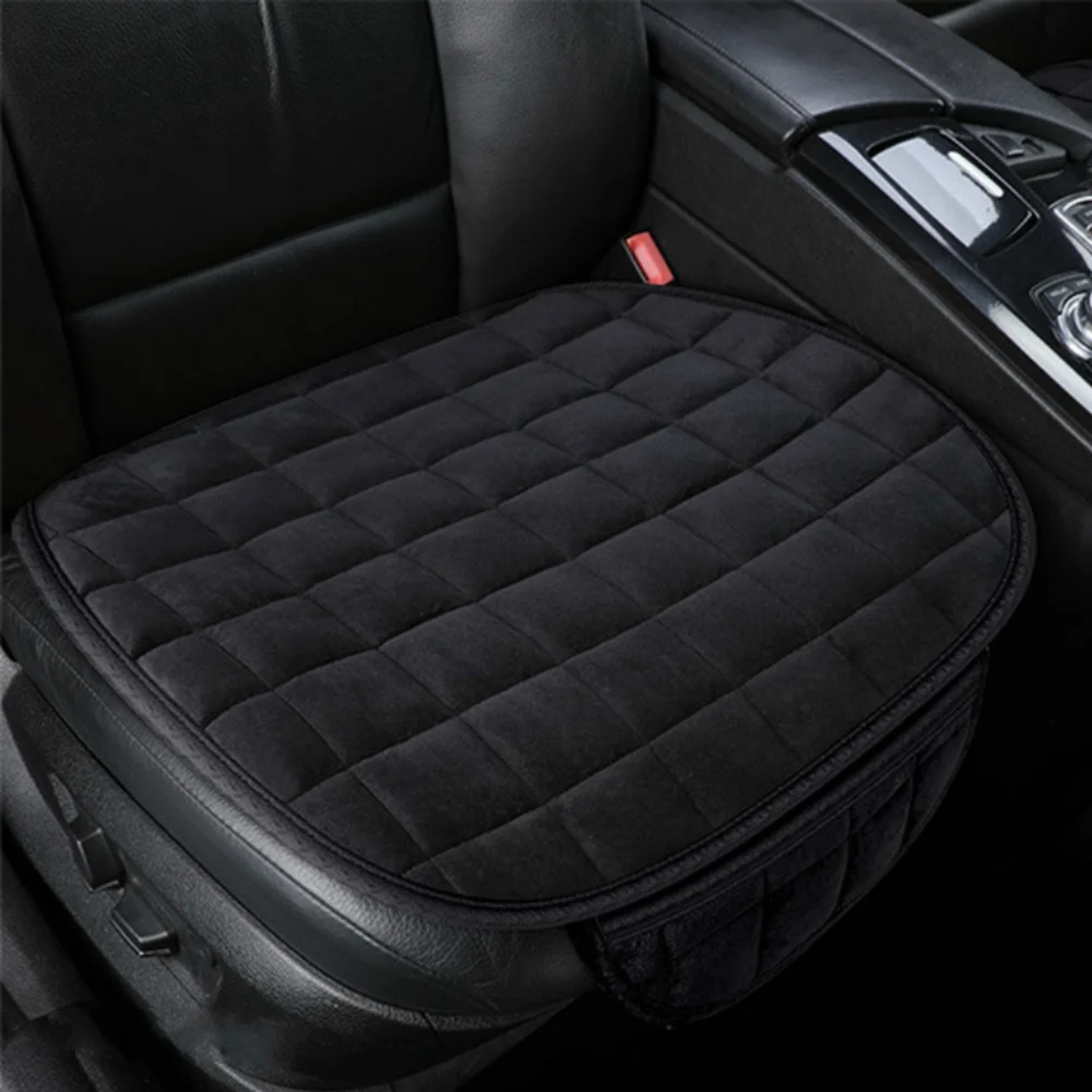 ComfortPad™ Luxe | Cojín acolchado para asiento con bolsa organizadora