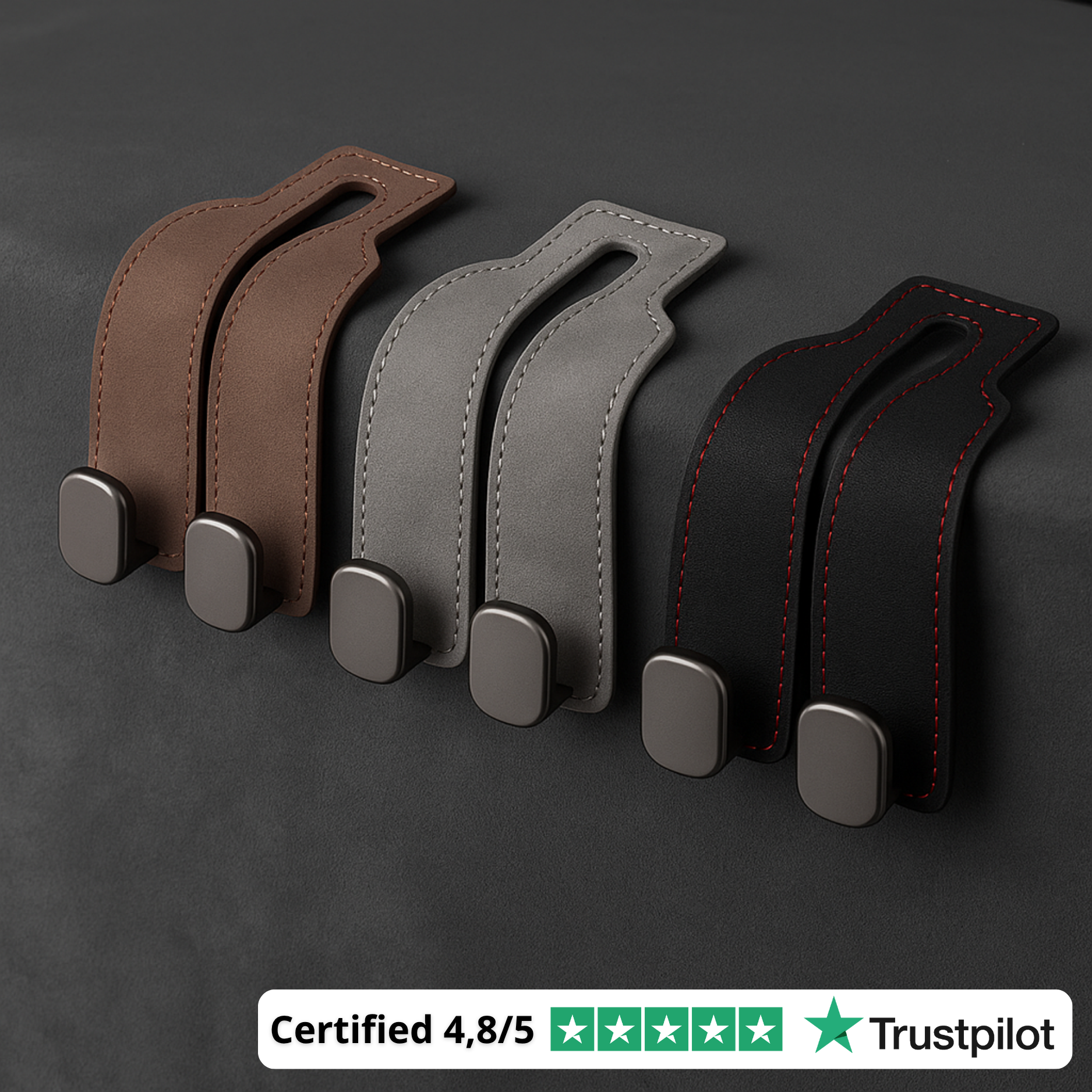 GripHook™ Hangers | El gancho premium para asiento de carro