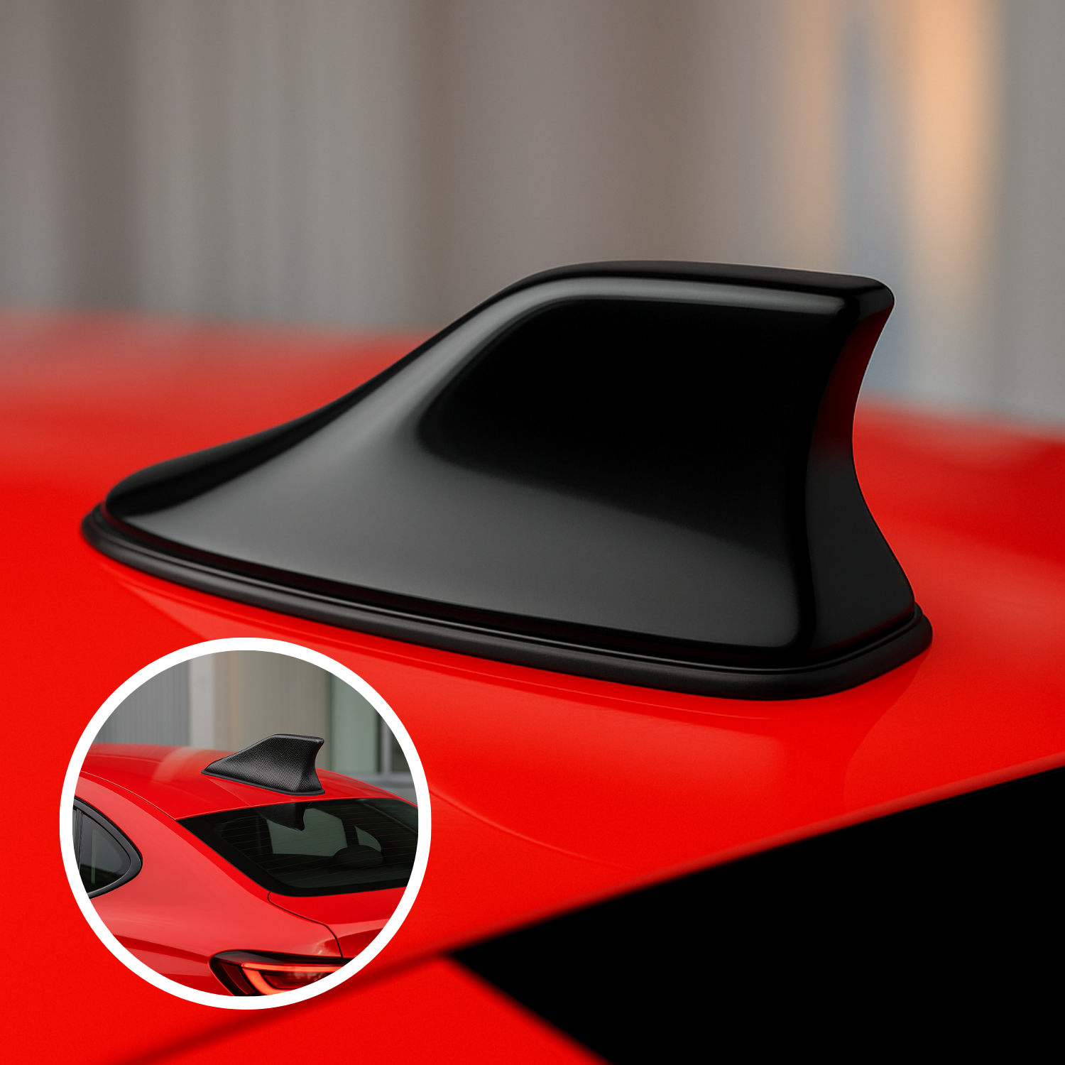 P80 PRO | Antena aleta de tiburón para carro – Señal de radio y GPS amplificada