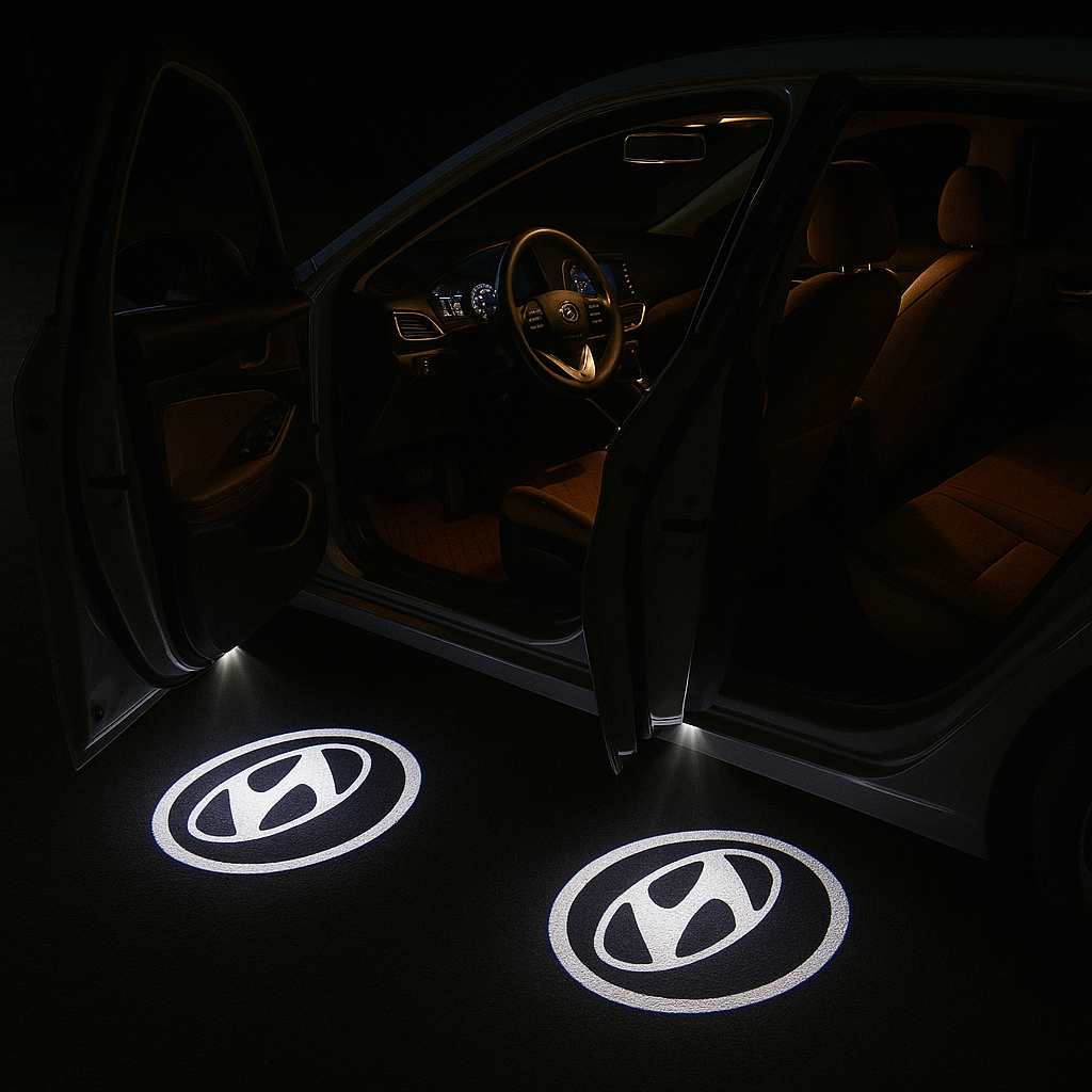 CarLight PRO | Proyectores LED premium con el logo de tu carro para puertas