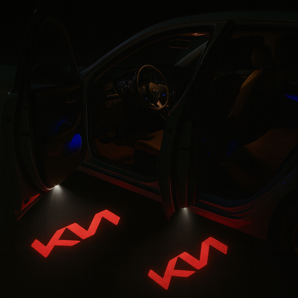 CarLight PRO | Proyectores LED premium con el logo de tu carro para puertas