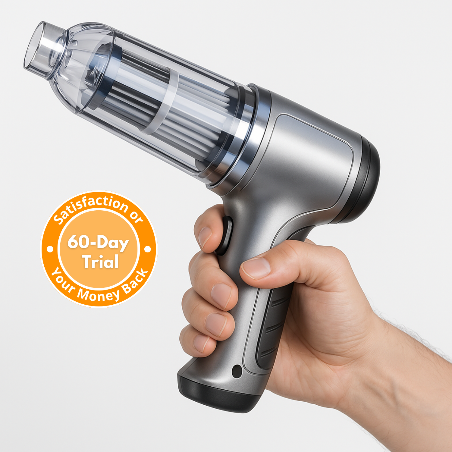 D80 PRO | Potente aspiradora inalámbrica para carro – Compacta, ligera y recargable
