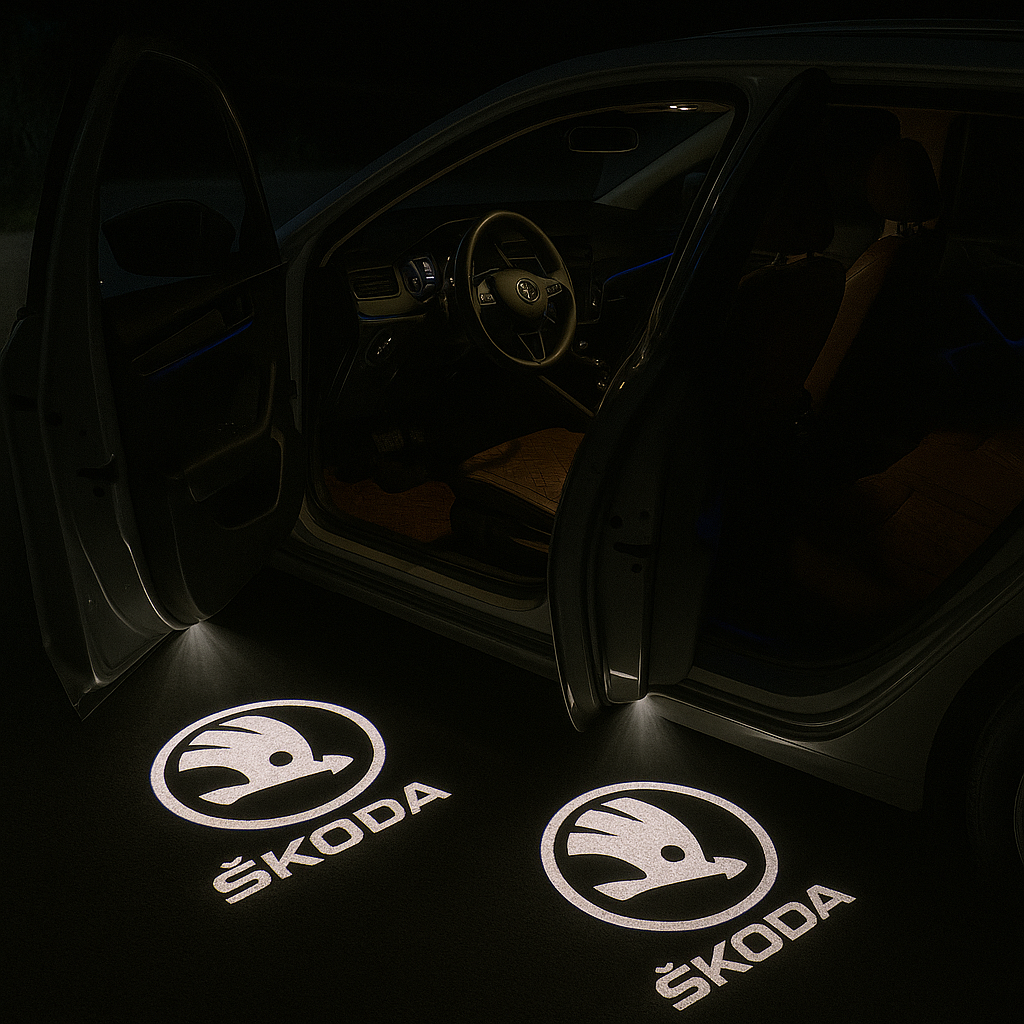 CarLight PRO | Proyectores LED premium con el logo de tu carro para puertas