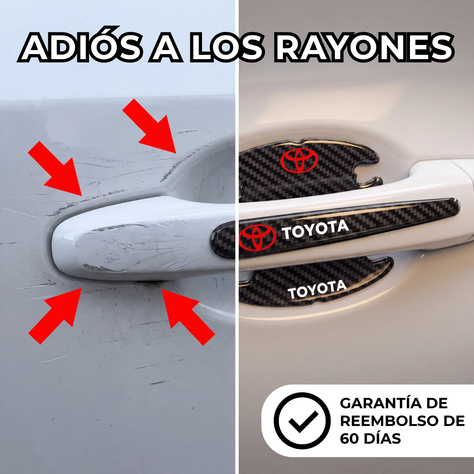 HandGrip PRO™ | Protectores Antirrayones Personalizados para Manijas de Auto