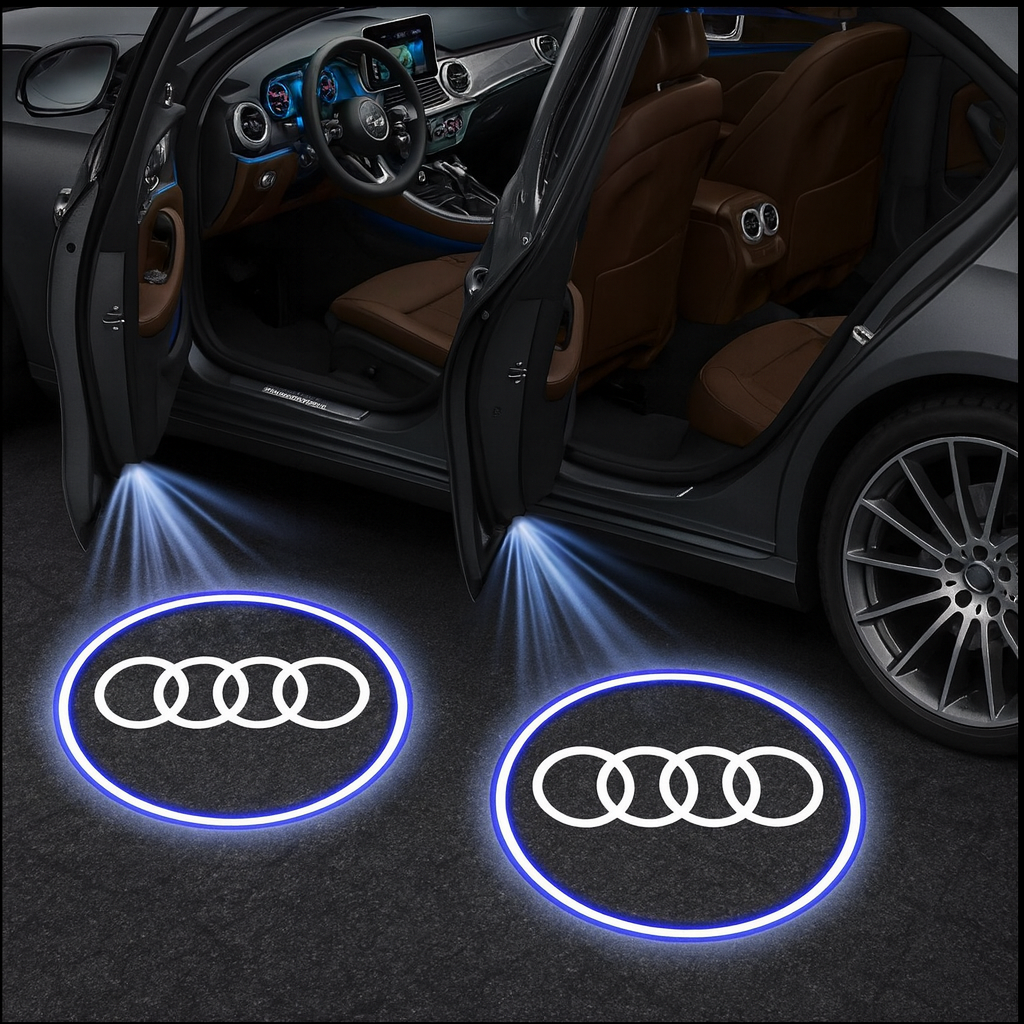 CarLight PRO | Proyectores LED premium con el logo de tu carro para puertas