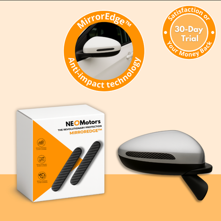 MirrorEdge Guard | Protector estilo carbono para espejos laterales (2 piezas)