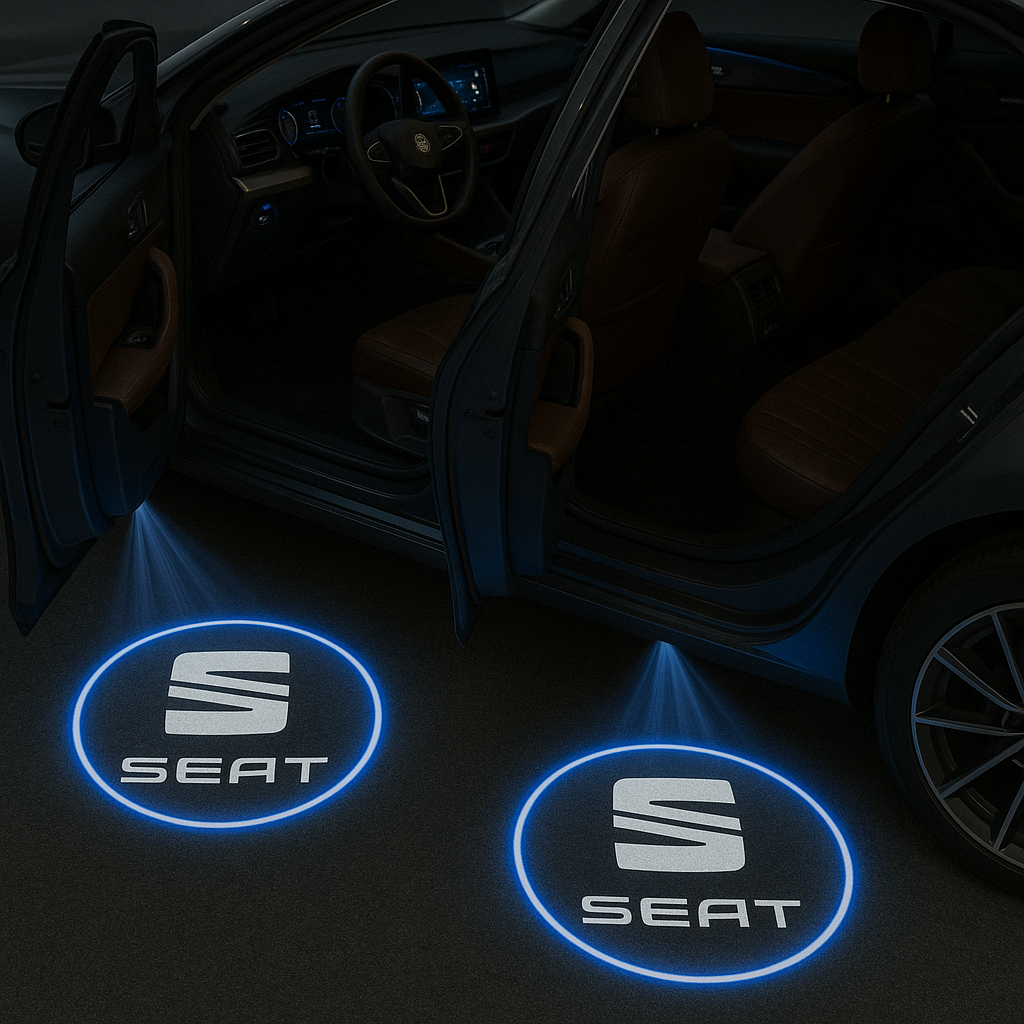 CarLight PRO | Proyectores LED premium con el logo de tu carro para puertas